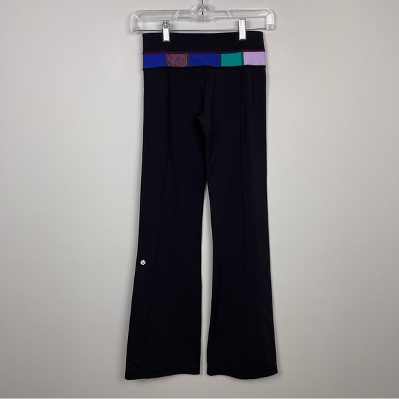 Lululemon Flare Groove Pant Color Block - Picture 5 of 9